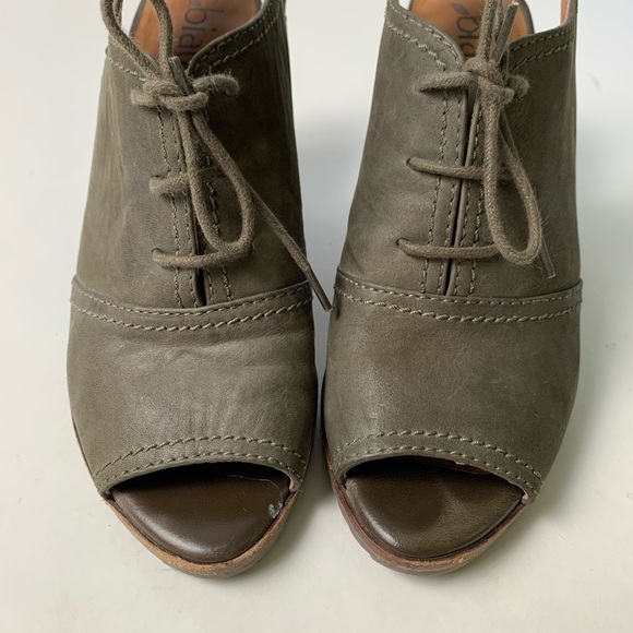 BIALA $120 Bayley Lace Up Bootie Wedges - Picture 3 of 12